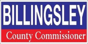 Billingsley for County Commissioner logo